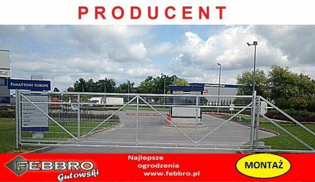 Bramy PRZEMYSŁOWE PANELOWE przesuwne do 13m Serwis Automaty