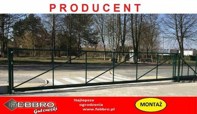 Bramy PRZEMYSŁOWE PANELOWE przesuwne do 13m Serwis Automaty