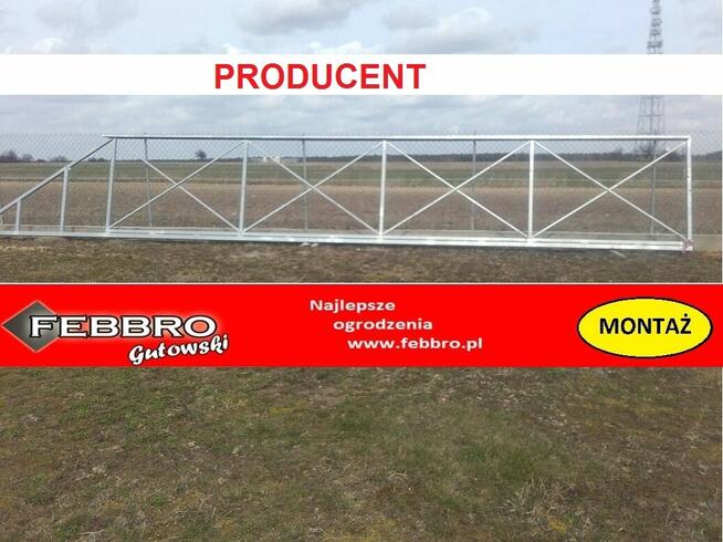 Bramy PRZEMYSŁOWE PANELOWE przesuwne do 13m Serwis Automaty