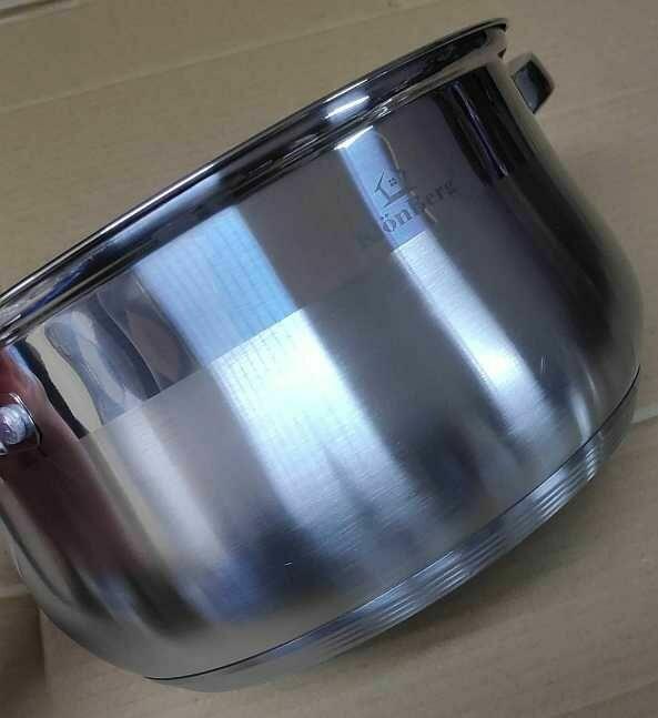 Komplet garnków stalowych Klonberg 12 el garnki indukcja/gaz