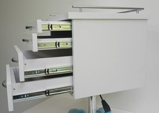 Asystor stomatologiczny BIAŁY/POPIEL LAKIER