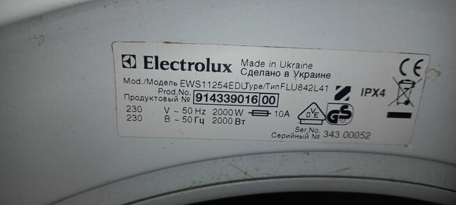 pralka Electrolux 5kg czesci