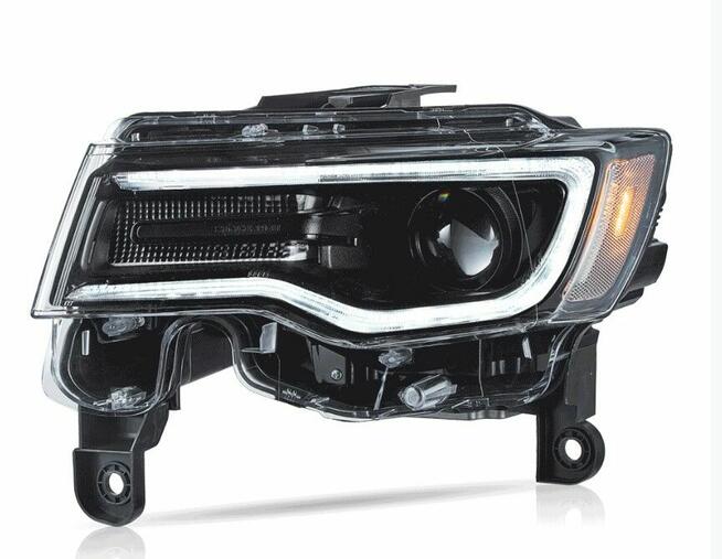 Lampy LED Jeep Grand Cherokee WK2 2014+ Vland przód czarne