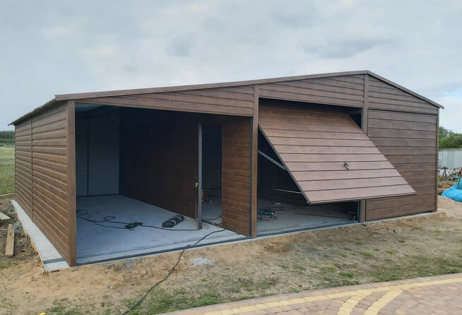 Garaże blaszane, wiaty śmietnikowe i domki narzędziowe