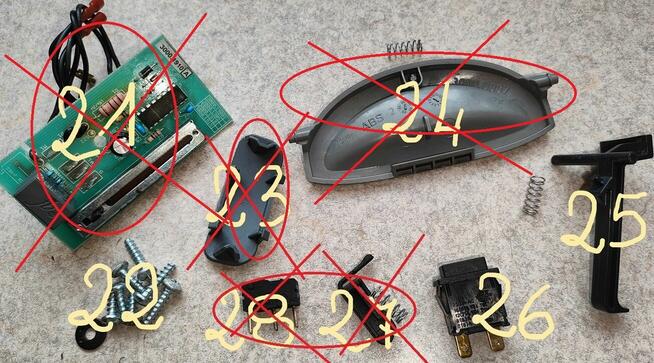 Zelmer Jupiter TYP 4000.0.M67H T 2100W / CZĘŚCI