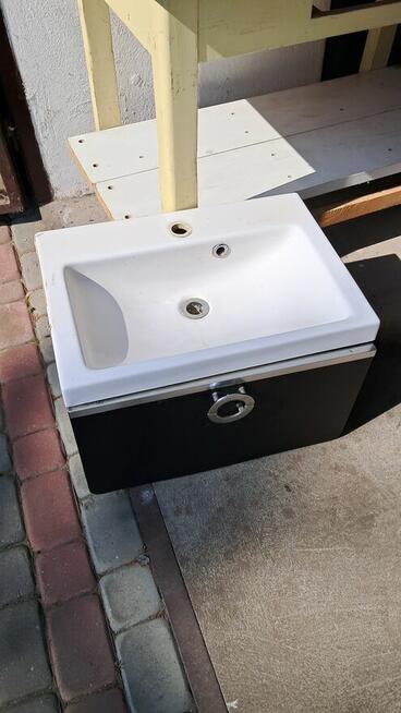 szafka z lustrem do łazienki plus szafka z umywalką