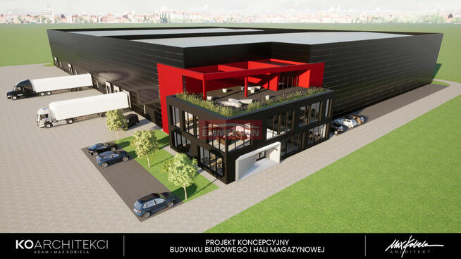 Kraków , Modlnica hala magazynowa