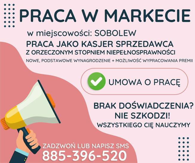 Praca dla os. z orzecz., Dino Polska S.A., SOBOLEW