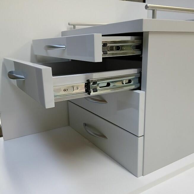 Asystor stomatologiczny BIAŁY/POPIEL LAKIER