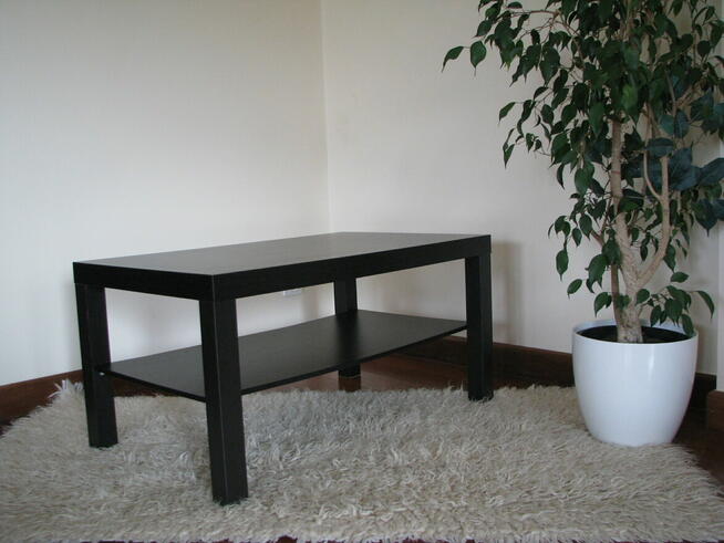 Stolik kawowy Ikea Lack, szafka RTV czarny brąz, ława, 90x55