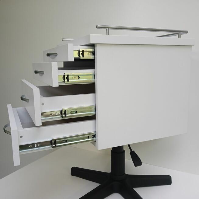 Asystor stomatologiczny biały popiel