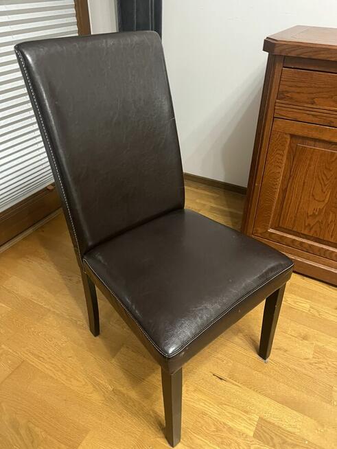 Krzesła z eko skóry do jadalni lub kuchni