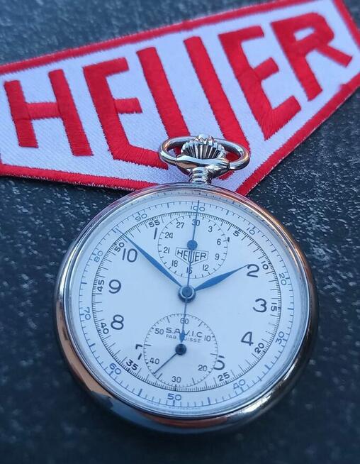 HEUER/Valjoux5 Sprzedam zegarek kieszonkowy chronograf!!!