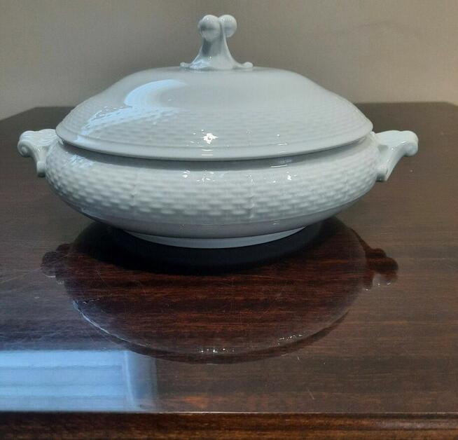 Porcelana Fehér Herend, gulasz, zupa, miska na warzywa