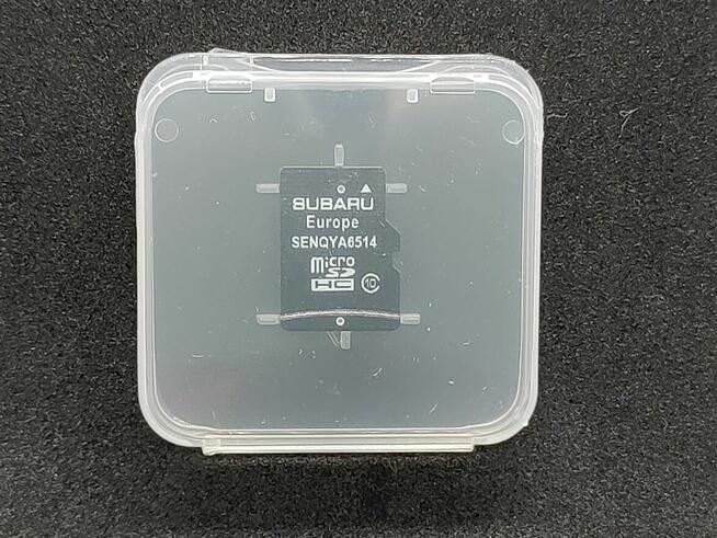 Karta SD z aktualizacją map dla SUBARU