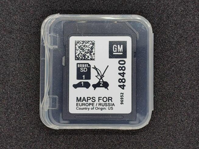 Karta SD z mapą EU OPEL/Vauxhal