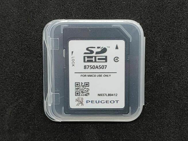 Karta SD z mapą EU PEUGEOT