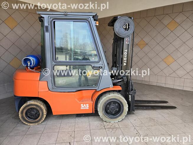 Wózek widłowy TOYOTA 7FGF30 kabina , TRIPLEX 7FG30 Linde