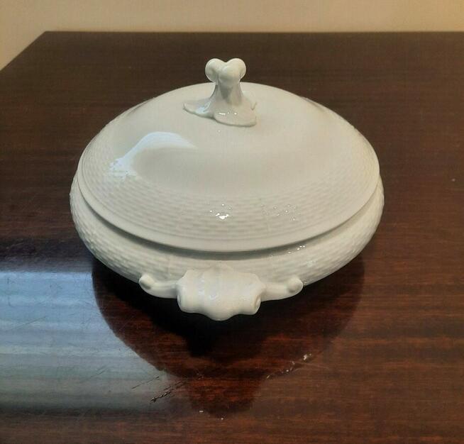 Porcelana Fehér Herend, gulasz, zupa, miska na warzywa