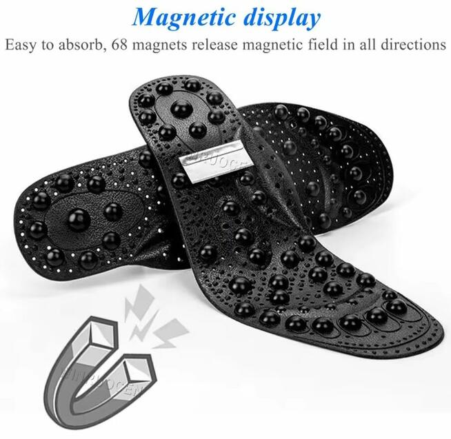 Magnetyczne wkładki do masażu stóp
