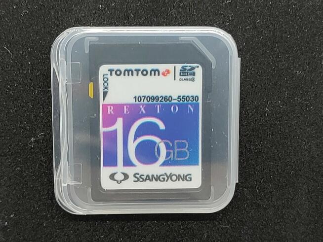 Karta SD z mapą Europy TomTom dla SsangYong