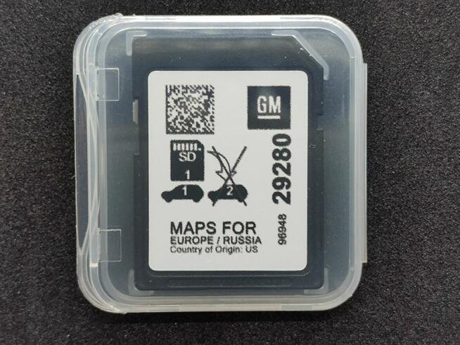 Karta SD z mapą EU OPEL/Vauxhal