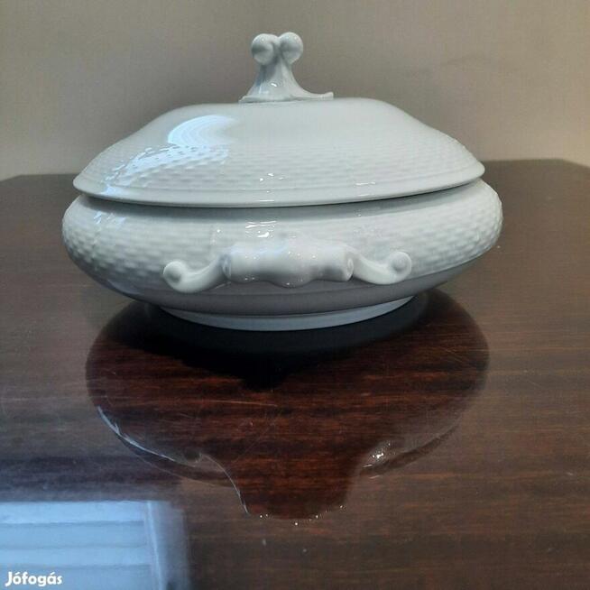 Porcelana Fehér Herend, gulasz, zupa, miska na warzywa