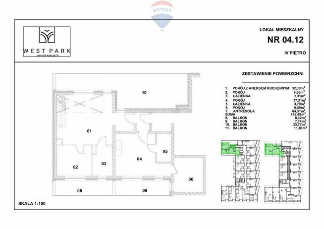 Dwupoziomowy apartament z prywatnym tarasem