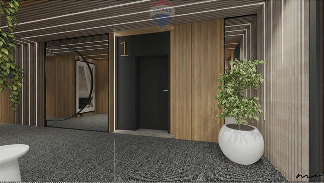 Dwupoziomowy apartament z prywatnym tarasem