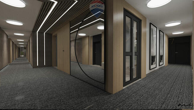 Dwupoziomowy apartament z prywatnym tarasem