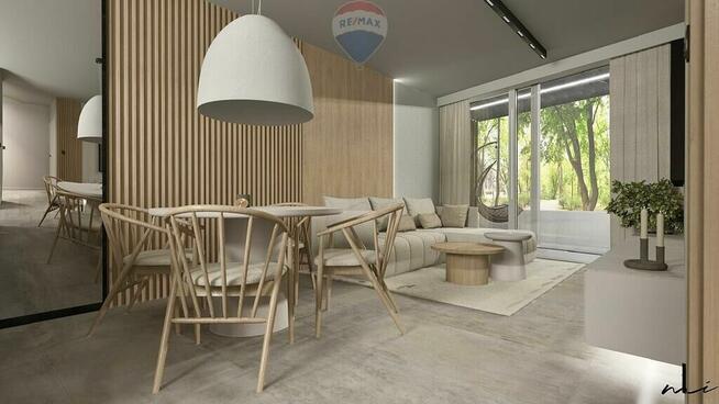 Dwupoziomowy apartament z prywatnym tarasem