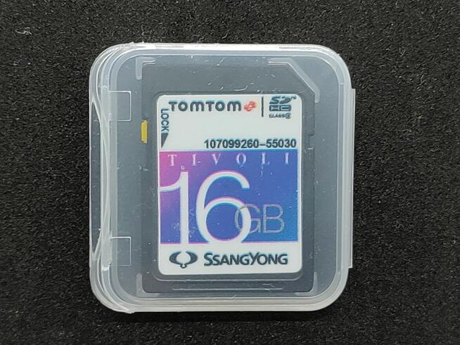 Karta SD z mapą Europy TomTom dla SsangYong