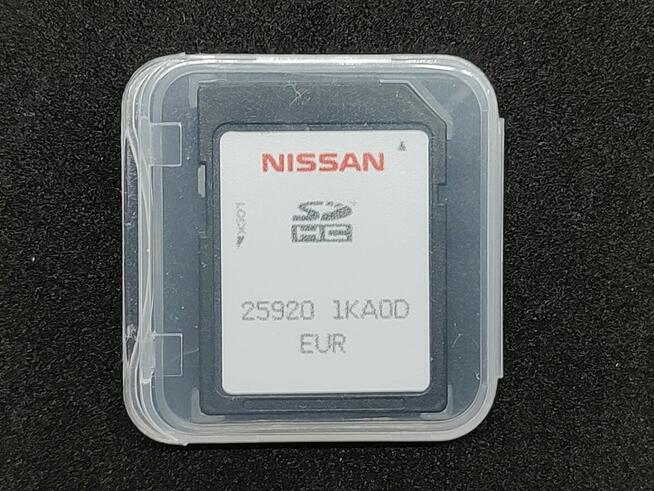 Karta SD Mapy EUROPY NISSAN Connect