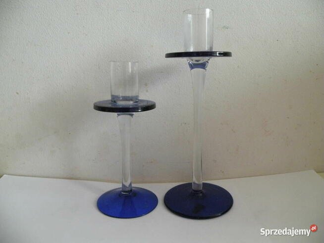 Świeczniki , szkło z PRL-u
