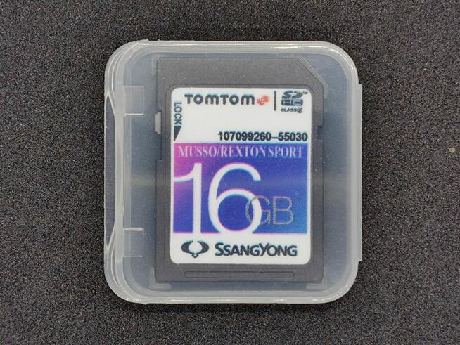 Karta SD z mapą Europy TomTom dla SsangYong