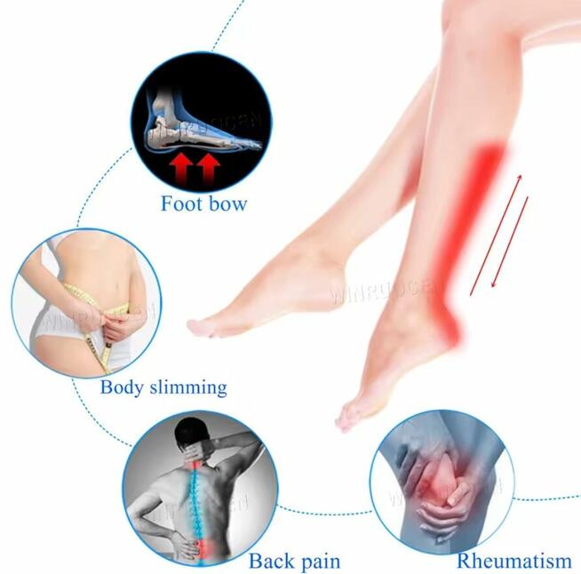 Magnetyczne wkładki do masażu stóp