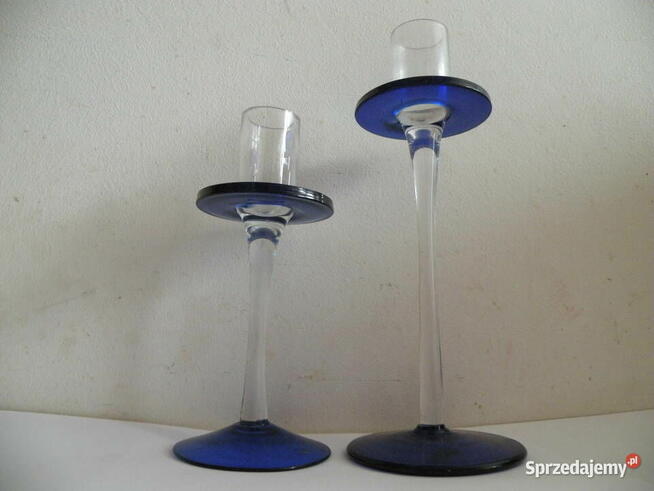 Świeczniki , szkło z PRL-u