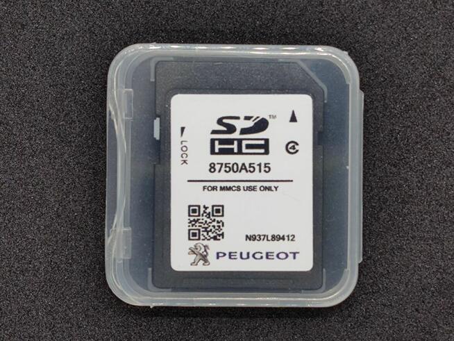 Karta SD z mapą EU PEUGEOT