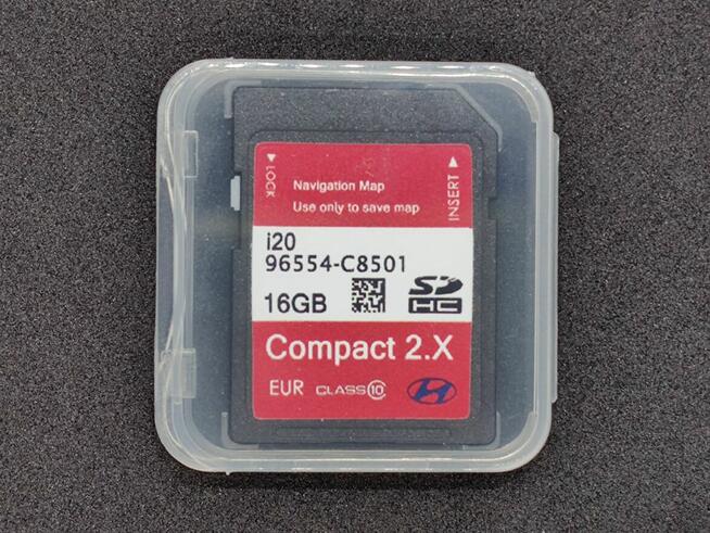 Karta SD aktualizacja map 2025 Hyundai Gen 2.X