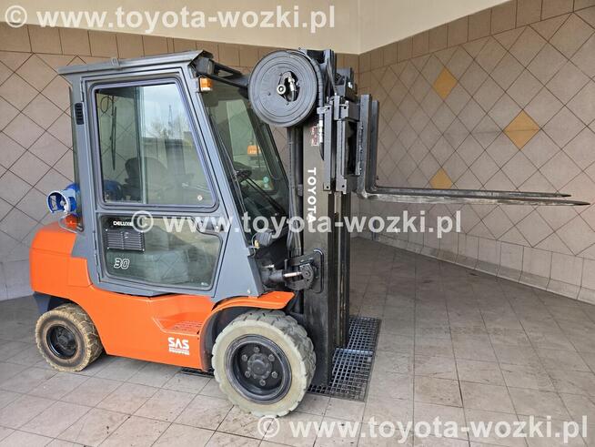 Wózek widłowy TOYOTA 7FGF30 kabina , TRIPLEX 7FG30 Linde
