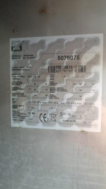 Chlodziarka gastronomiczna szafa chłodnicza