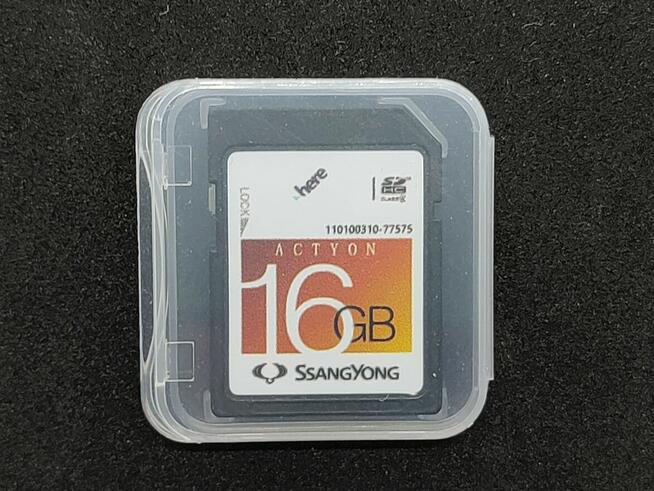 Karta SD z mapą Europy TomTom dla SsangYong