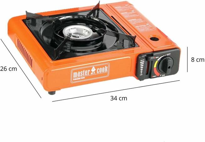 MasterCook Przenośna kuchenka gazowa 2,1kW