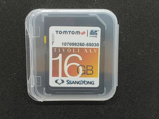 Karta SD z mapą Europy TomTom dla SsangYong