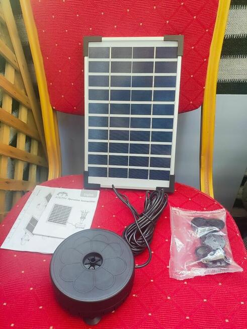 Fontanna Solarna do oczka wodnego ogrodu stawu pompa wodna