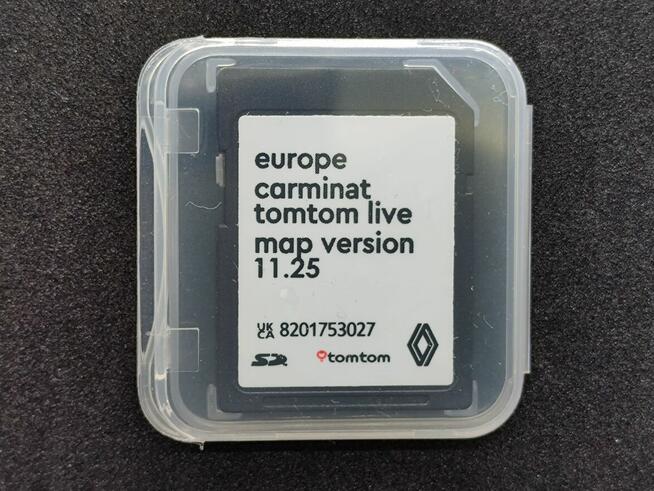 Karta SD z aktualizacją map dla Renault