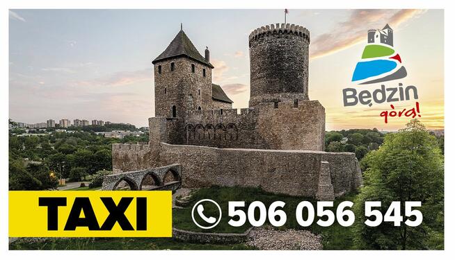 Taxi Będzin. Płatność kartą/faktura.