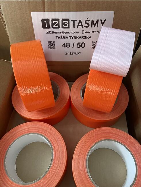 Taśma tynkarska pomarańczowa 48/50 metrów