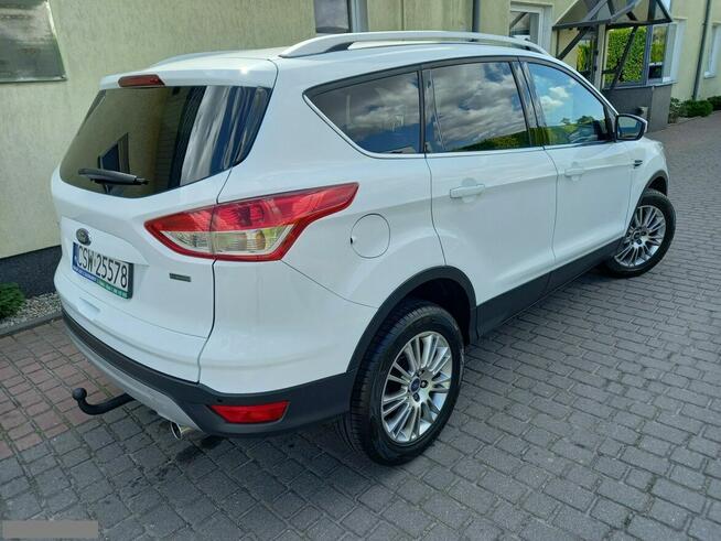 Ford Kuga 1.6Benz 150KM Titanium Navi Pół-Skóry Grz.Fotele Park.Assist Zarejestr