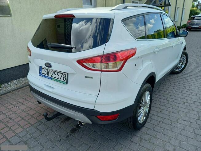 Ford Kuga 1.6Benz 150KM Titanium Navi Pół-Skóry Grz.Fotele Park.Assist Zarejestr